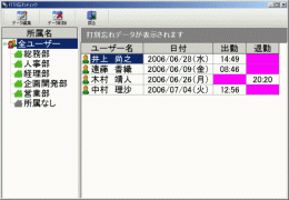 打刻忘れチェック